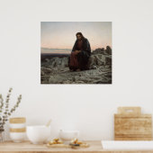 Christus in de woestijn poster (Keuken)