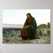 Christus in de woestijn poster (Voorkant)