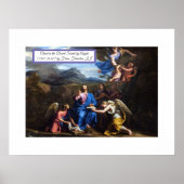 Christus in de woestijn poster (Voorkant)