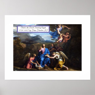 Christus in de woestijn poster