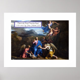 Christus in de woestijn poster