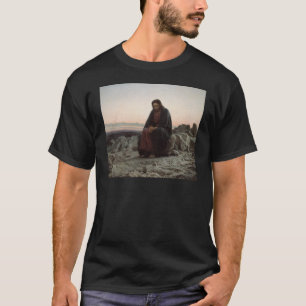 Christus in de woestijn t-shirt