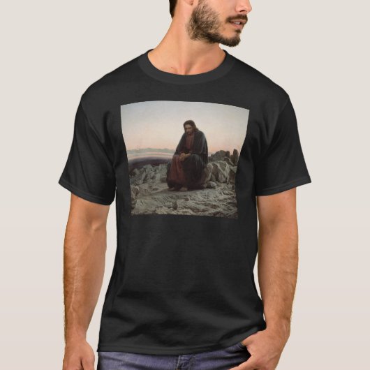 Christus in de woestijn t-shirt (Voorkant)