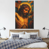 Christus in doodsangst canvas afdruk (Insitu (Slaapkamer))