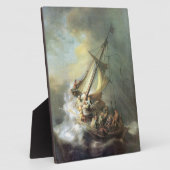 Christus in een storm op het meer van Galilea -Rem Fotoplaat (Zijkant)