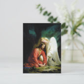 Christus in Gethsemane Briefkaart (Staand voorkant)