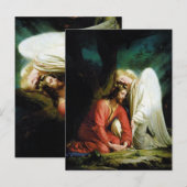 Christus in Gethsemane Briefkaart (Voorkant / Achterkant)
