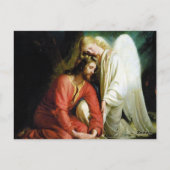 Christus in Gethsemane Briefkaart (Achterkant)