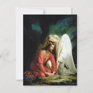 Christus in Gethsemane Briefkaart