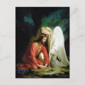Christus in Gethsemane Briefkaart (Voorkant)