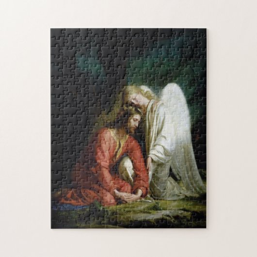 Christus in Gethsemane door Carl Bloch Puzzle Legpuzzel (Verticaal)