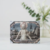 Christus in het graf van Jacopo Bellini Briefkaart (Staand voorkant)