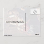 Christus in het huis van Martha door Johannes Verm Briefkaart (Achterkant)