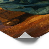 Christus in het huis van Martha en Maria Poster (Hoek)