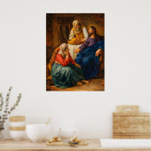 Christus in het huis van Martha en Maria Poster (Keuken)