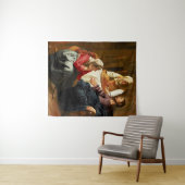 Christus in het huis van Martha en Maria Wandkleed (In Situ (horizontaal))