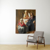 Christus in het huis van Martha en Maria Wandkleed (In situ)