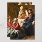 Christus in het Huis van Martha en Mary (Voorkant / Achterkant)