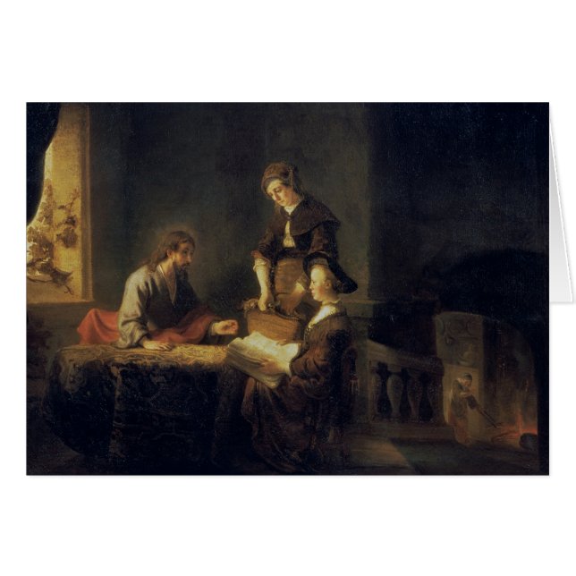 Christus in het Huis van Martha en Mary (Voorkant Horizontaal)
