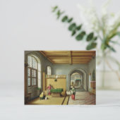 Christus in het Huis van Martha en Mary Briefkaart (Staand voorkant)