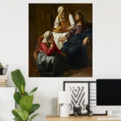 Christus in het Huis van Martha en Mary door Verme Poster (Thuiskantoor)