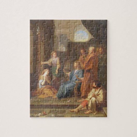 Christus in het Huis van Martha en Mary Legpuzzel (Verticaal)