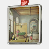 Christus in het Huis van Martha en Mary Metalen Ornament (Links)