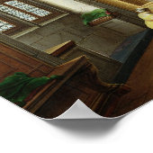 Christus in het Huis van Martha en Mary Poster (Hoek)