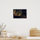 Christus in het Huis van Martha en Mary Poster (Keuken)