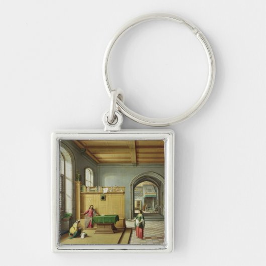 Christus in het Huis van Martha en Mary Sleutelhanger (Voorkant)