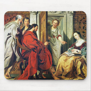 Christus in het Huis van Martha en Mary van Bethan Muismat