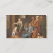 Christus in het Huis van Martha en Mary Visitekaartje (Achterkant)