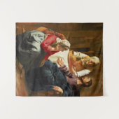 Christus in het Huis van Martha en Mary Wandkleed (Voorkant (horizontaal))