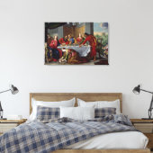 Christus in het huis van Simon de Pharisee Canvas Afdruk (Insitu (Slaapkamer))
