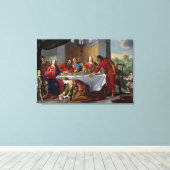 Christus in het huis van Simon de Pharisee Canvas Afdruk (Insitu (Houten vloer))