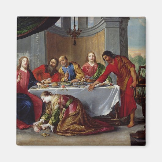 Christus in het huis van Simon de Pharisee Magneet (Voorkant)