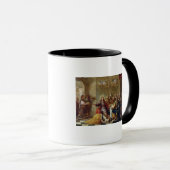 Christus in het huis van Simon the Pharisee, 1660 Mok (Voorkant rechts)