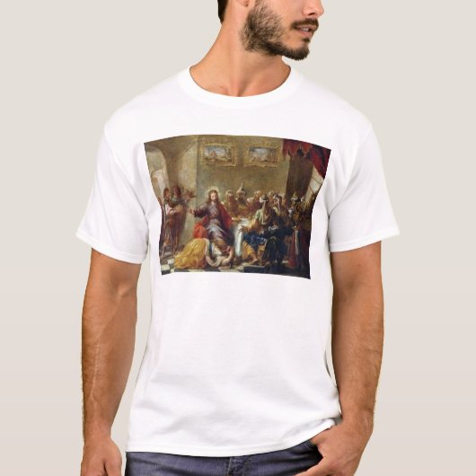 Christus in het huis van Simon the Pharisee, 1660 T-shirt (Voorkant)