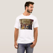 Christus in het huis van Simon the Pharisee, 1660 T-shirt (Voorkant volledig)