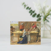 Christus in het huis van zijn ouders briefkaart (Staand voorkant)