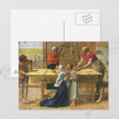 Christus in het huis van zijn ouders briefkaart (Voorkant / Achterkant)