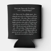 Christus in het Storm Blikjeskoeler (Achterkant)