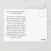 Christus in het Storm Briefkaart (Achterkant)