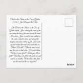 Christus in het Storm Briefkaart (Achterkant)