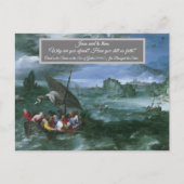 Christus in het Storm Briefkaart (Voorkant)