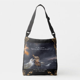 Christus in het Storm Crossbody Tas