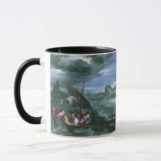 Christus in het Storm Mok (Links)