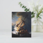 Christus in het Storm op het Zee van Galilea Briefkaart (Staand voorkant)