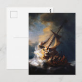 Christus in het Storm op het Zee van Galilea Briefkaart (Voorkant / Achterkant)