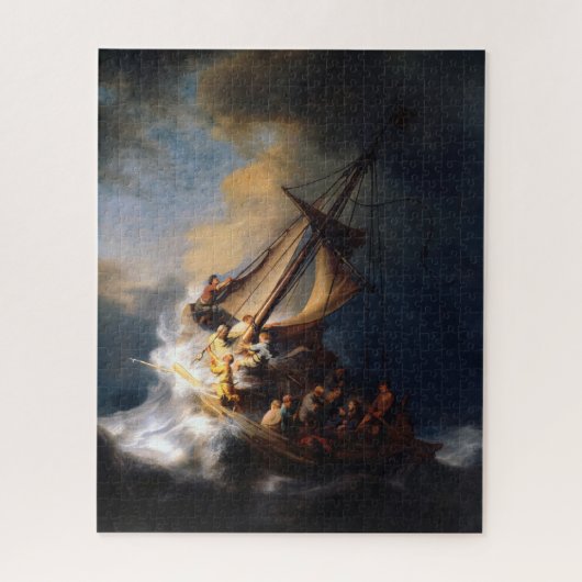Christus in het Storm op het Zee van Galilea Legpuzzel (Verticaal)